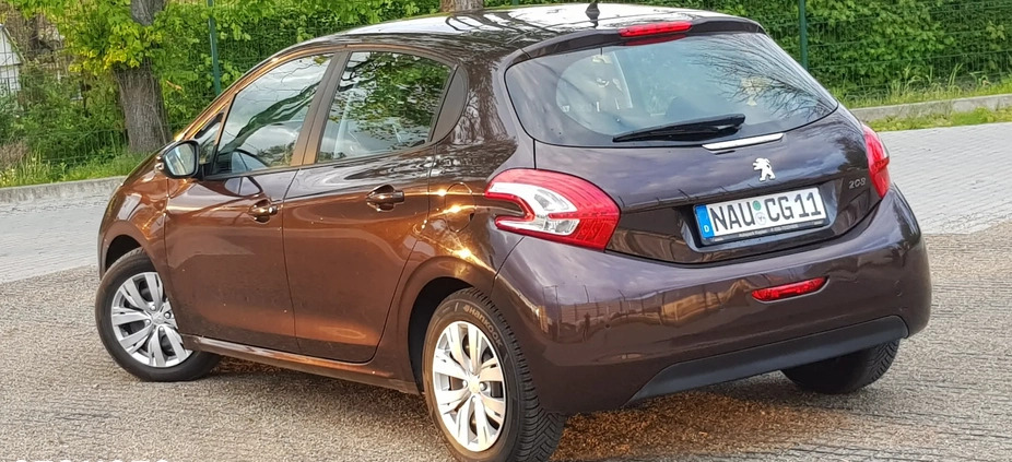 Peugeot 208 cena 23999 przebieg: 115000, rok produkcji 2013 z Dynów małe 529